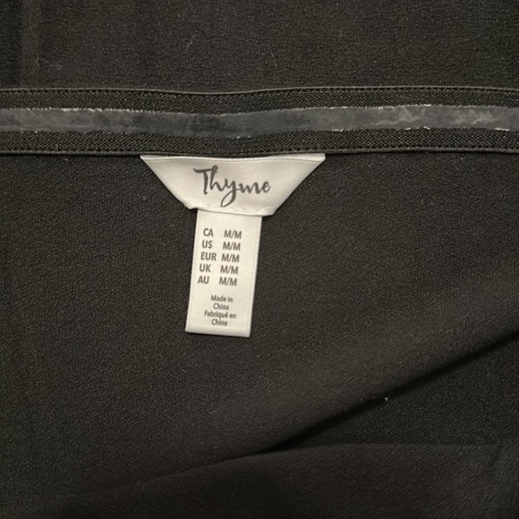 Thyme Maternity Black Strapless Shirred Stretch Jersey Midi Tube Dress - Picture 9 of 9